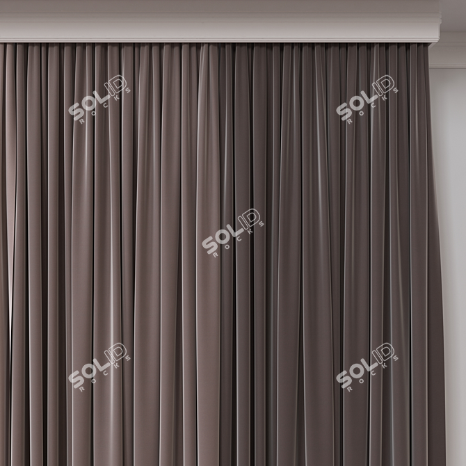 Window Curtain 3D Model Collection 3D model image 3