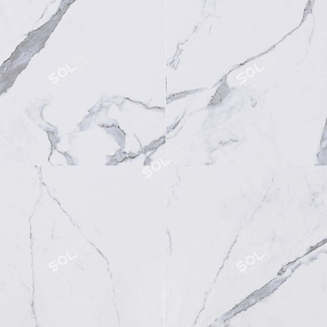  Calacatta White Marble Tiles 3D model image 2