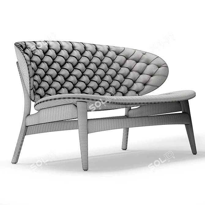 Baxter Dalma Sofa Collection 3D model image 16