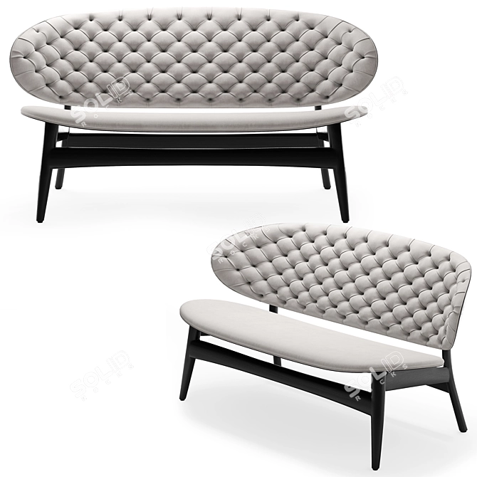 Baxter Dalma Sofa Collection 3D model image 17