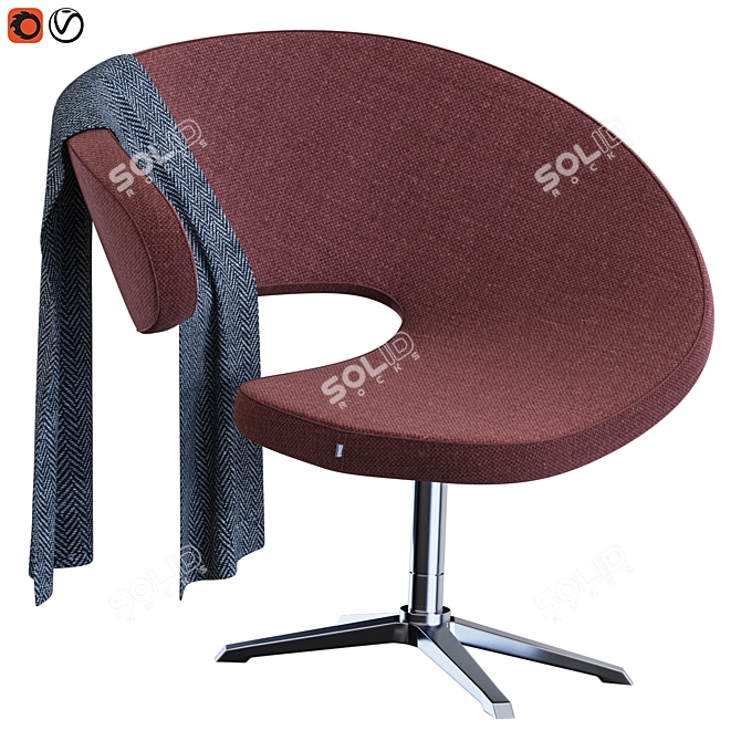 Modern 3D Model PEEL CLUB 3D model image 3