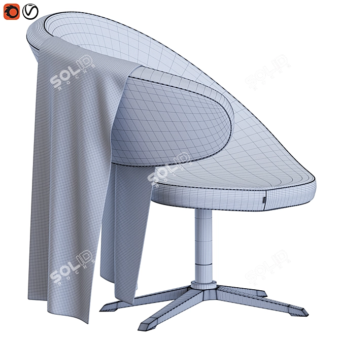 Modern 3D Model PEEL CLUB 3D model image 7