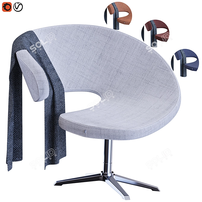 Modern 3D Model PEEL CLUB 3D model image 8