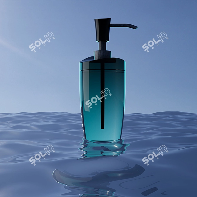 Fragrant Elegance Perfume Bottle 3D model image 1