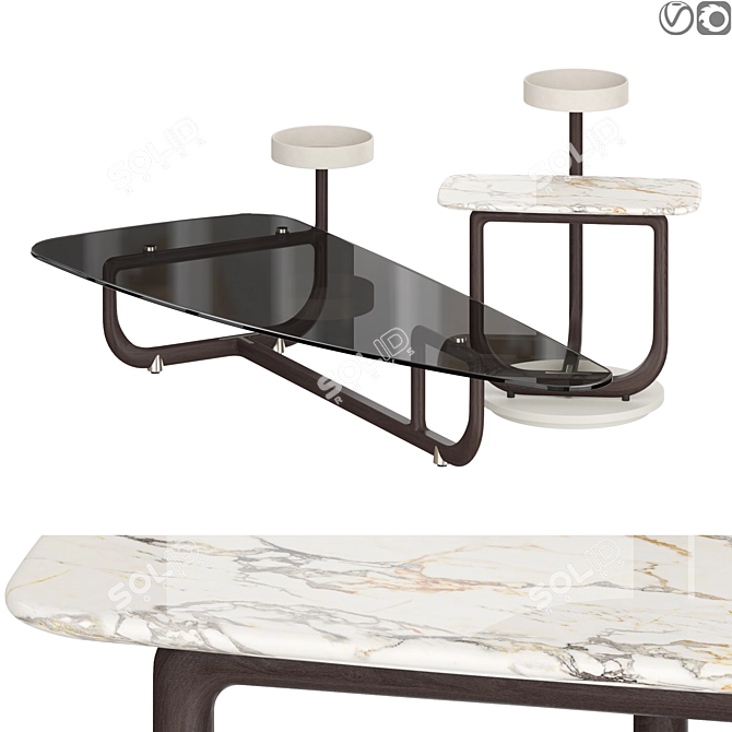  Giorgetti Amiral Modern Furniture 3D model image 1