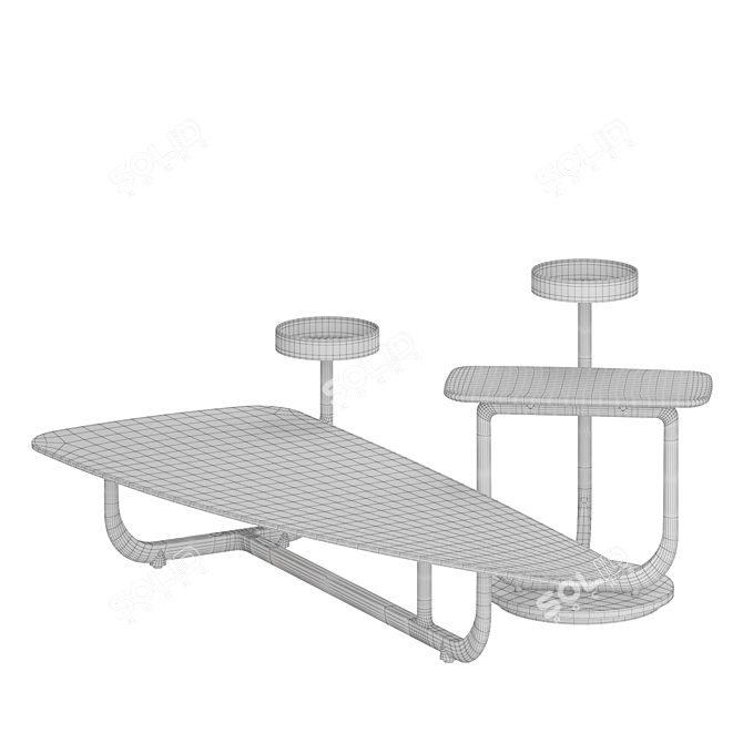  Giorgetti Amiral Modern Furniture 3D model image 5