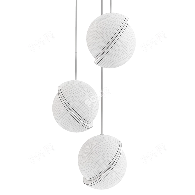 LiteChic Mini Chandelier Set 3D model image 2