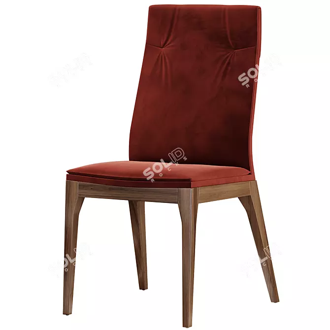 Modern Italian Tosca Chair 3Ds 3D model image 3