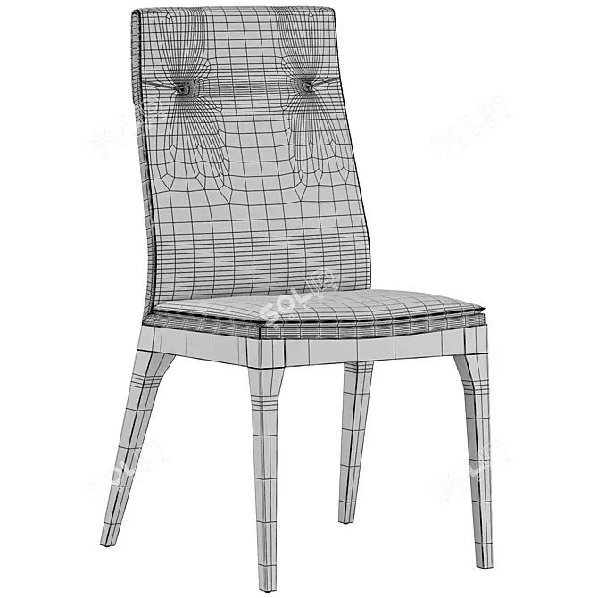 Modern Italian Tosca Chair 3Ds 3D model image 5