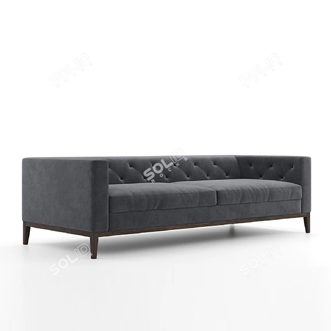 Italy Tufted Sofa by Highland 3D model image 1