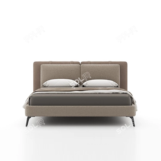 Luxury Cortina Bed | Highland Furniture 3D model image 2