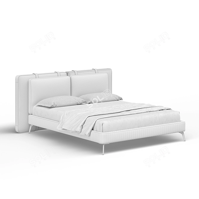 Luxury Cortina Bed | Highland Furniture 3D model image 4