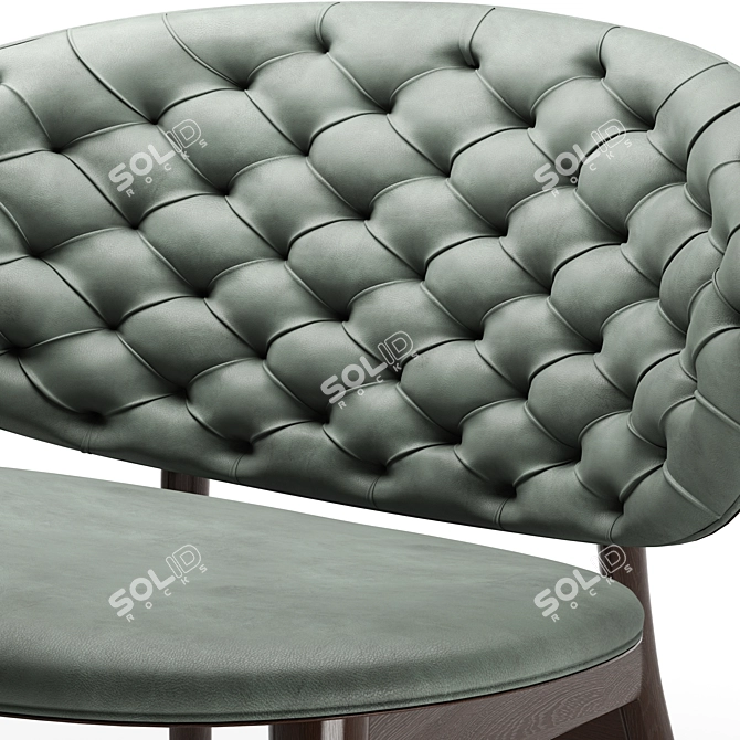 Baxter Dalma Armchair in Materials 3D model image 5