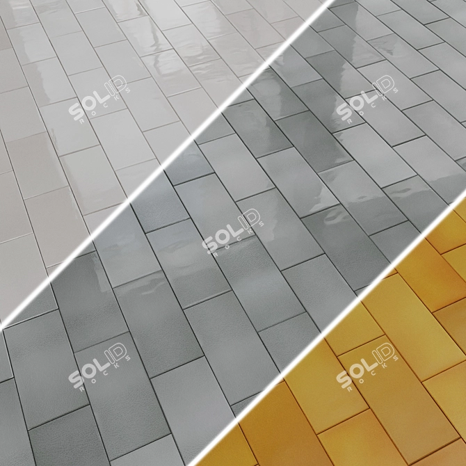 Equipe Crackle Ceramic Wall Tiles 3D model image 4