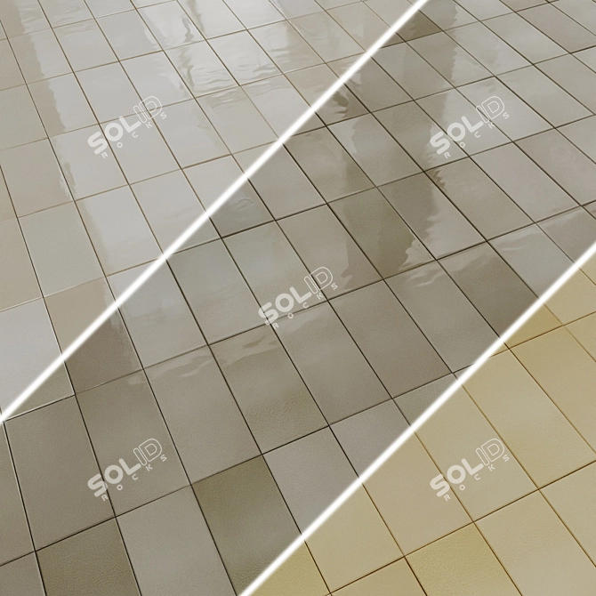 Equipe Crackle Ceramic Wall Tiles 3D model image 5