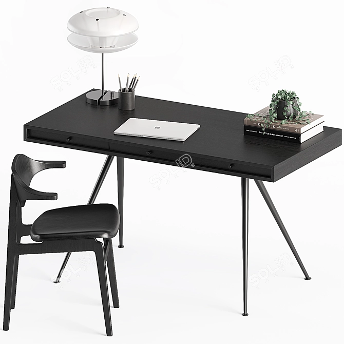 Modern NORR11 Desk Set 3D model image 3