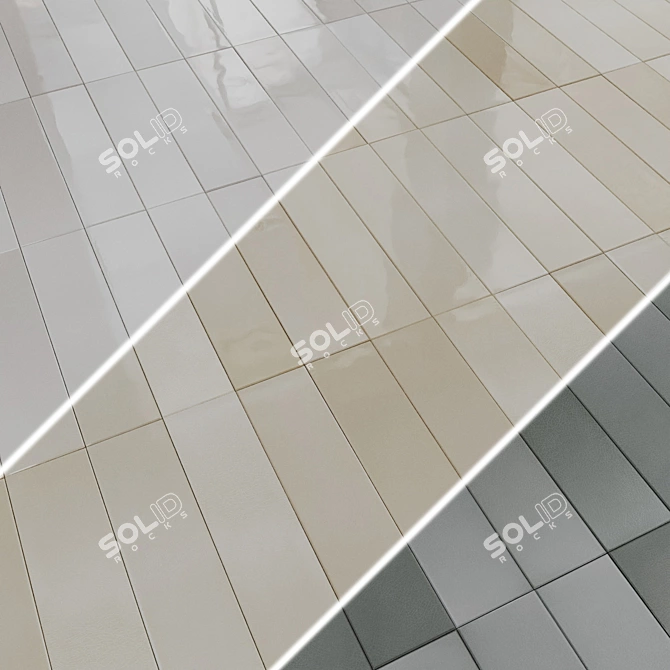 Equipe Crackle Ceramic Wall Tiles 3D model image 5