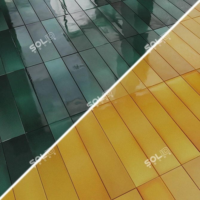 Equipe Crackle Ceramic Wall Tiles 3D model image 7