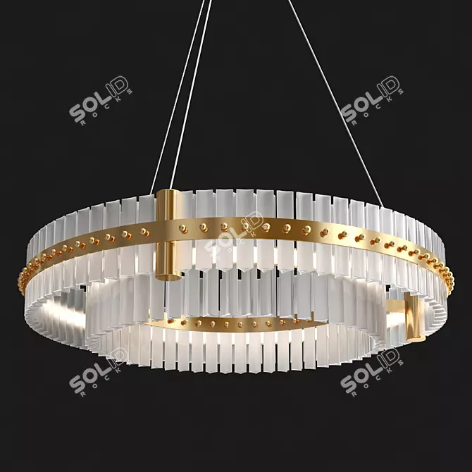 Corona Plustra Chandelier 100cm Diameter 3D model image 2