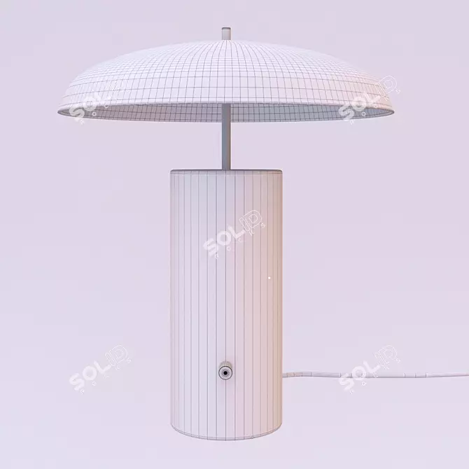 Vibrant Paradise Table Lamp 3D model image 2