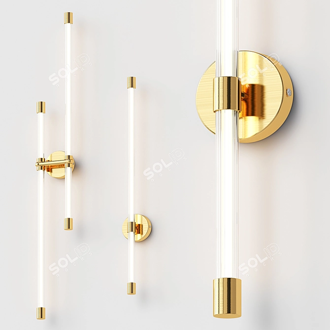 Modern Birta C Wall Sconce 3D model image 1