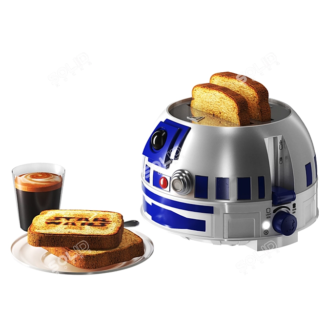 Star Wars R2D2 Toaster: Droid Delight 3D model image 1