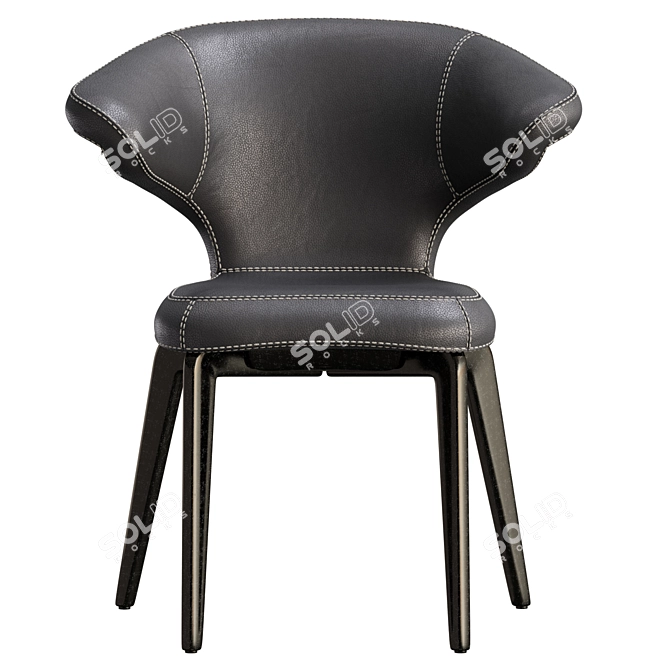 Sleek Munich Chair with Modern Design 3D model image 2