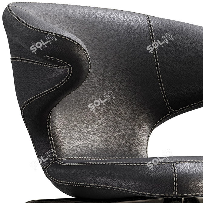 Sleek Munich Chair with Modern Design 3D model image 3