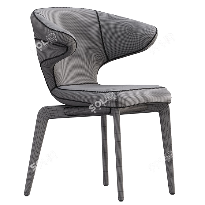 Sleek Munich Chair with Modern Design 3D model image 5