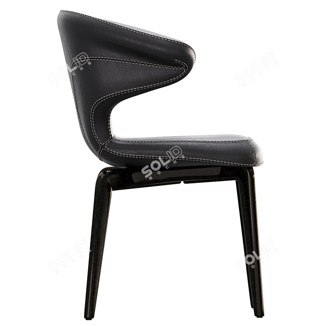 Sleek Munich Chair with Modern Design 3D model image 7