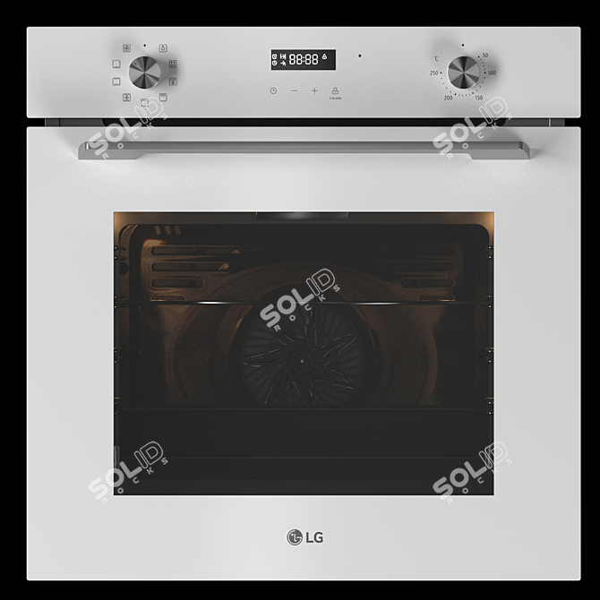 LG Built-In Kitchen Appliances Set 3D model image 3