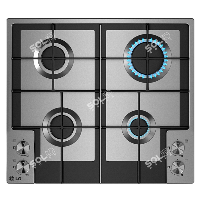 LG Built-In Kitchen Appliances Set 3D model image 5