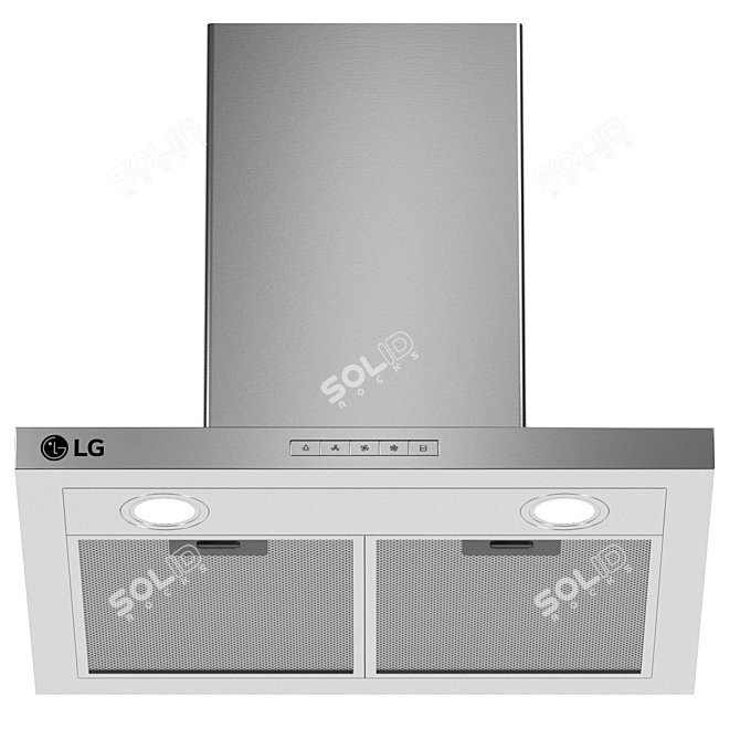 LG Built-In Kitchen Appliances Set 3D model image 6