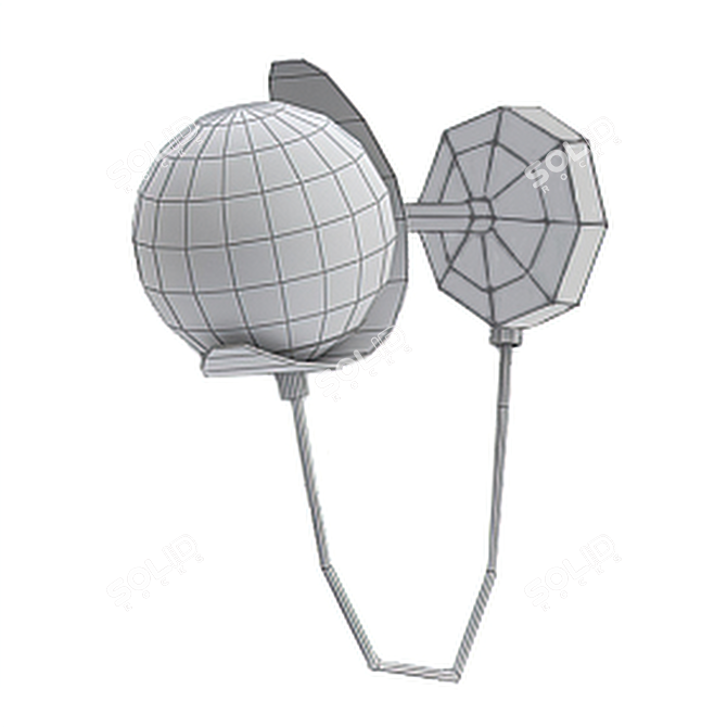 Eurosvet Amato Wall Sconce 3D model image 4