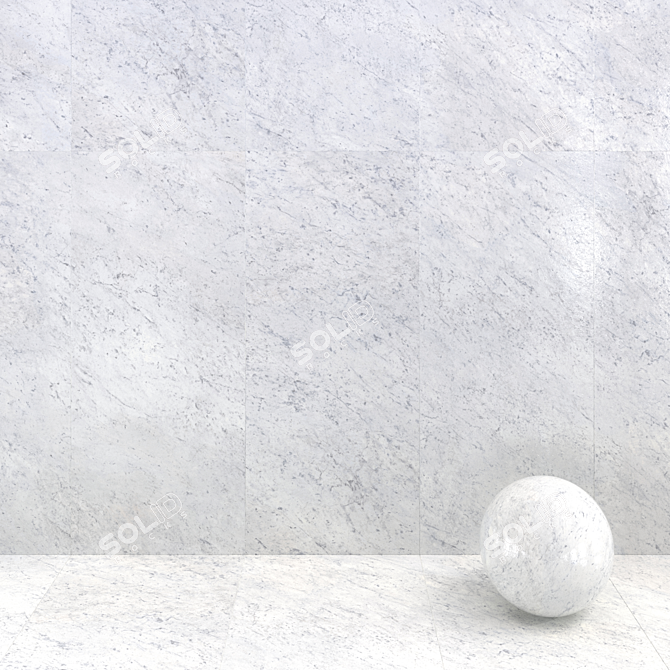 Carrara Marble Tiles Collection 3D model image 1