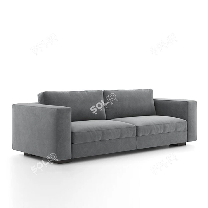 Sophisticated Manhattan Sofa - Highland Furniture 3D model image 1