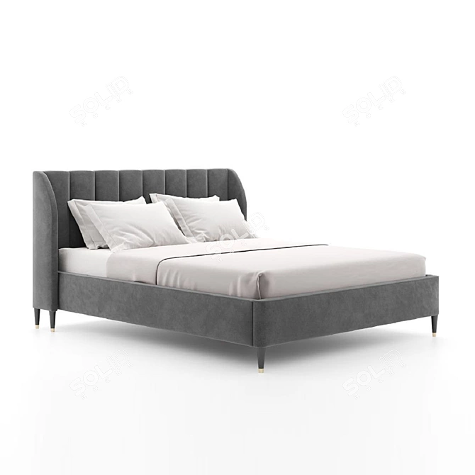 Elegance Defined: OM Mistress Bed 3D model image 1