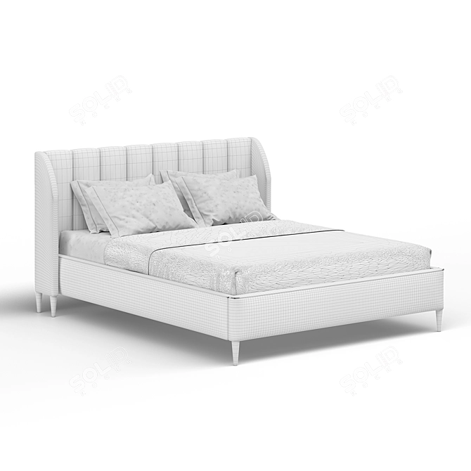 Elegance Defined: OM Mistress Bed 3D model image 4