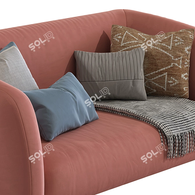 Stylish DAVI 31 Modern Sofa 3D model image 5