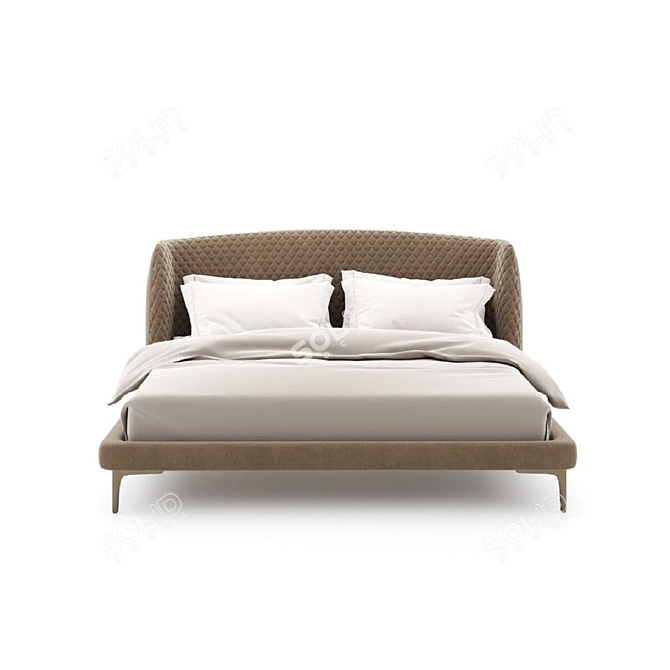 Modern Space Bed 3D model image 2