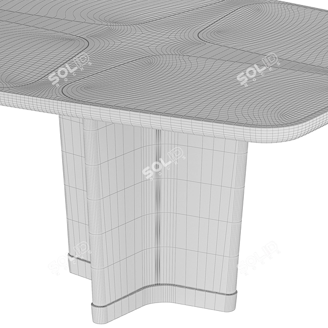 Luxury Giorgetti Bigwig Designer Table 3D model image 6