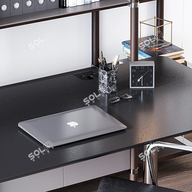 Modern Workspace Set with Manerba, USM & Vitra 3D model image 4