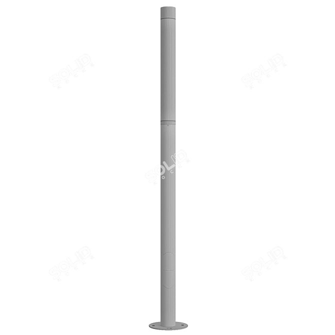 Aluminum LED Street Light Feature 3D model image 3