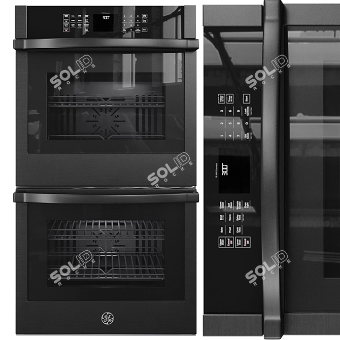 Complete GE Appliance Set 3D model image 5