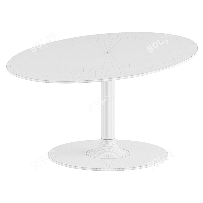 Elegant Minotti OLIVER Dining Table 3D model image 3