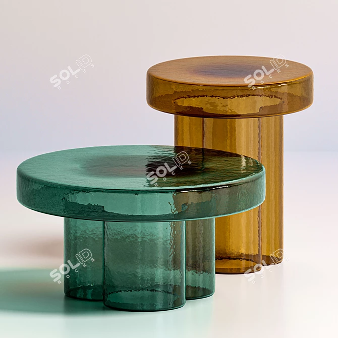 SODA Table: Stylish Minimalist Design 3D model image 2