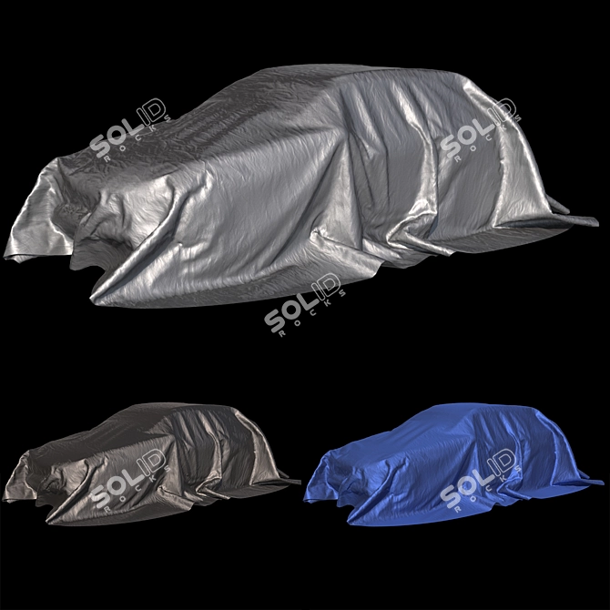 Universal Car Seat Cover 3D model image 1