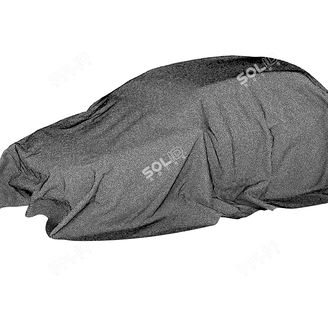 Universal Car Seat Cover 3D model image 5