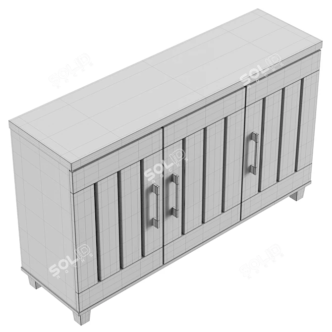 Compact Shoe Organizer with High-Resolution Texture 3D model image 6