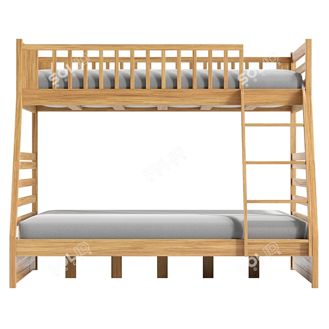 Benigni Bunk Bed, Large-scale 3D Model 3D model image 2